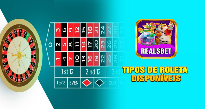 Tipos de Roleta Disponíveis